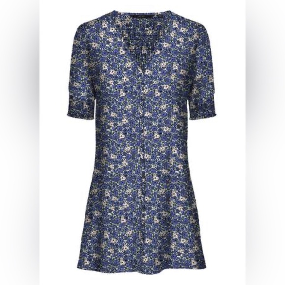 Vero Moda Floral Mini Dress Size Small (4-6) NWT - Picture 1 of 9